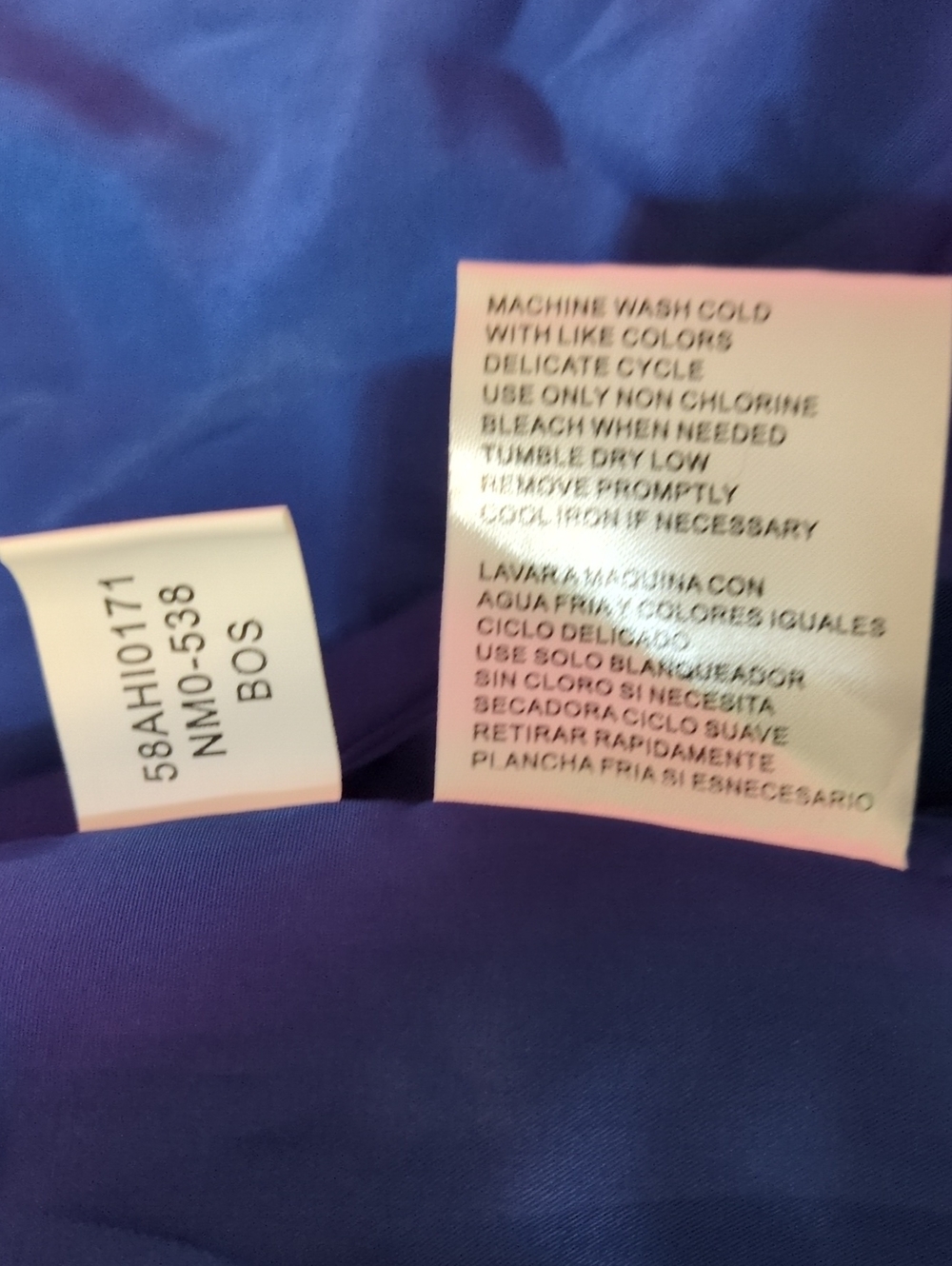 G-III 4Her Carl Banks Boise State Broncos Puffer Jacket Royal Blue Orange M - Picture 6 of 6